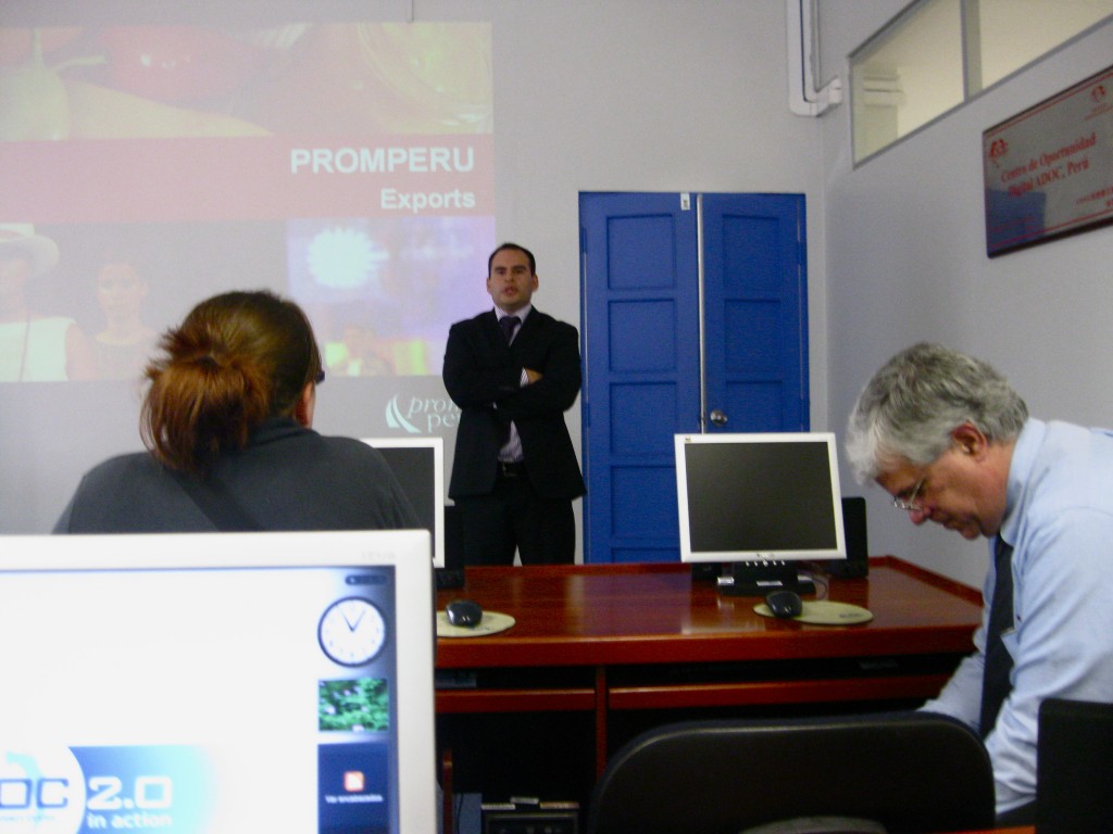 PromPeru gave us a private presentation of their programs and goals.