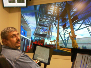 Catalin Teodoriu and the NOV Drilling Simulator